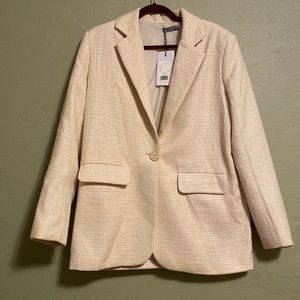 Lichi Beige Tweed Blazer